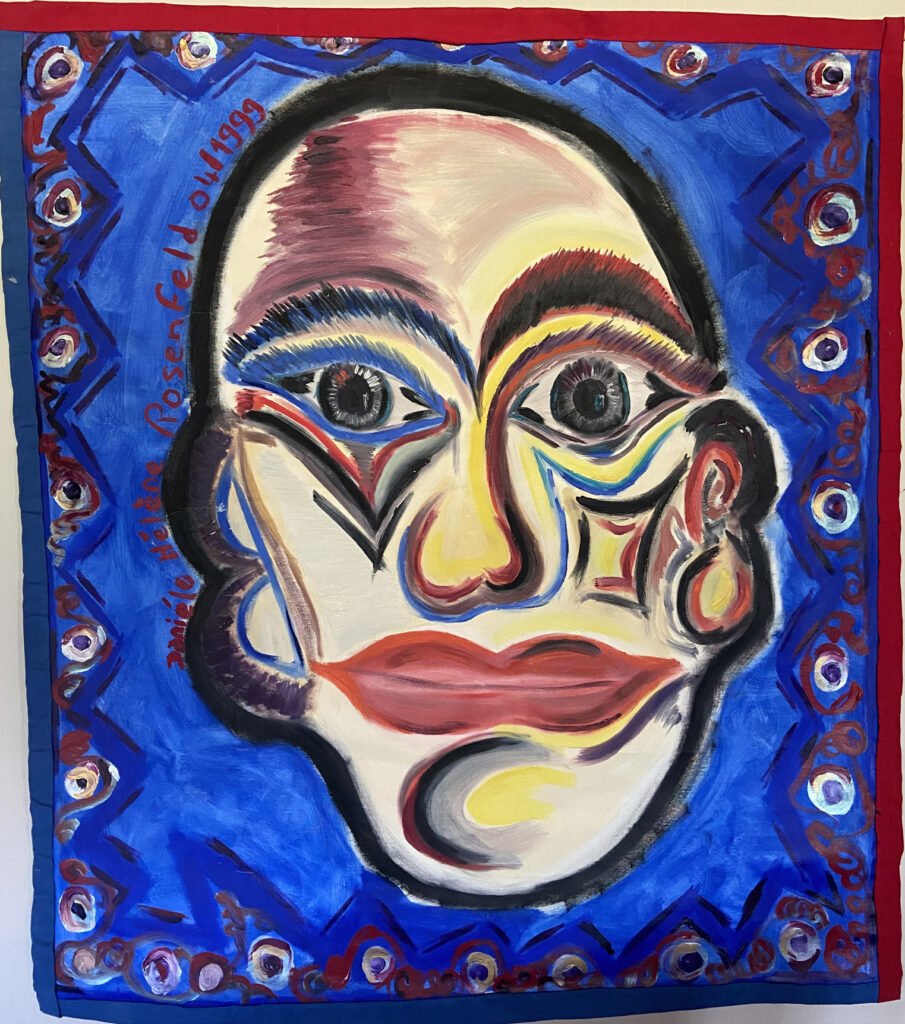 peinture de D. Rosenfeld-Katz Expression - Autoportrait