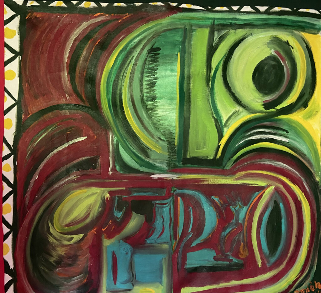 peinture de D. Rosenfeld-Katz Expression - L'Un en deux