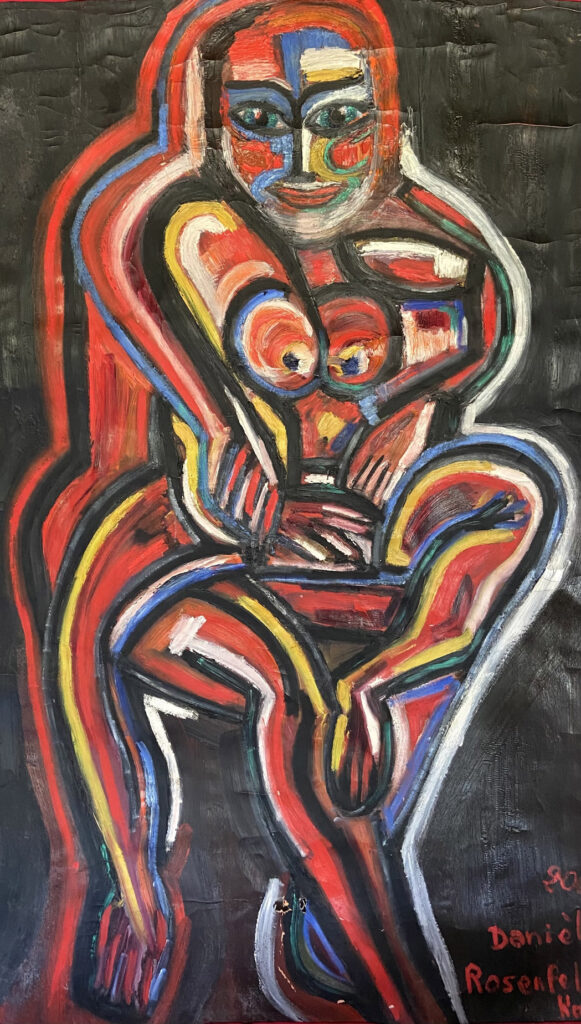 peinture de D. Rosenfeld-Katz Expression - L'Une et l'Un