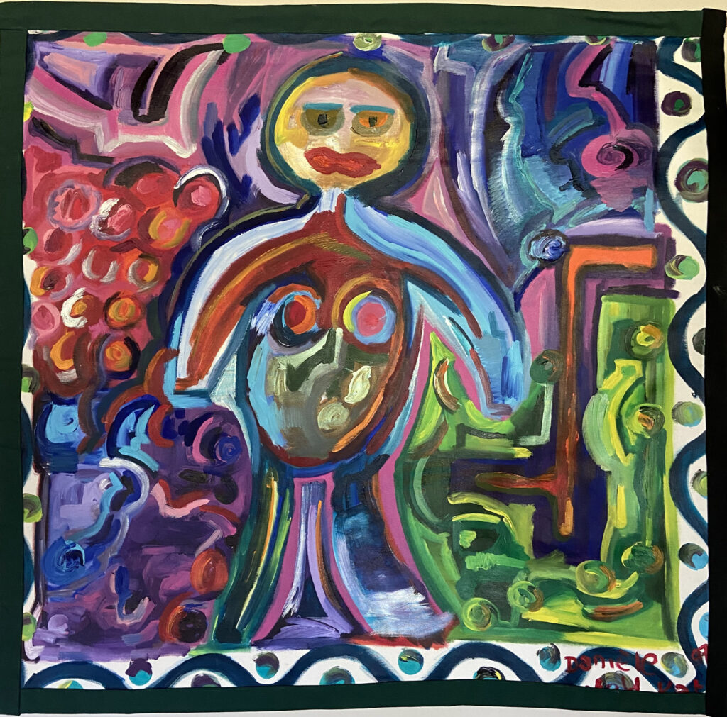 peinture de D. Rosenfeld-Katz Expression - L'enfance