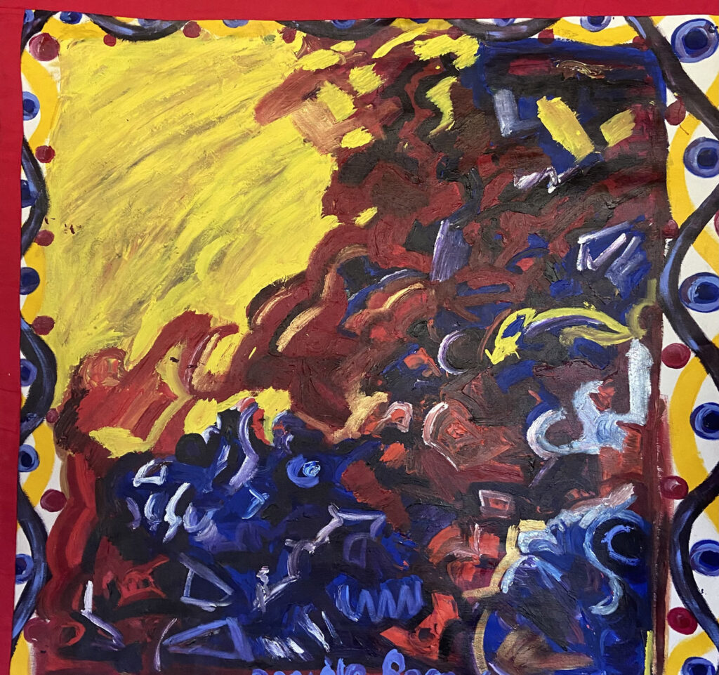 peinture de D. Rosenfeld-Katz Expression - L'orage